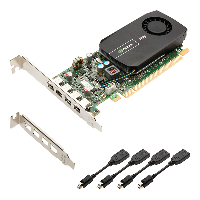 NVIDIA Quadro NVS 510 Memory 2GB DDR3 128-Bit Memory Interface Full Height Graphics Card 701981-001