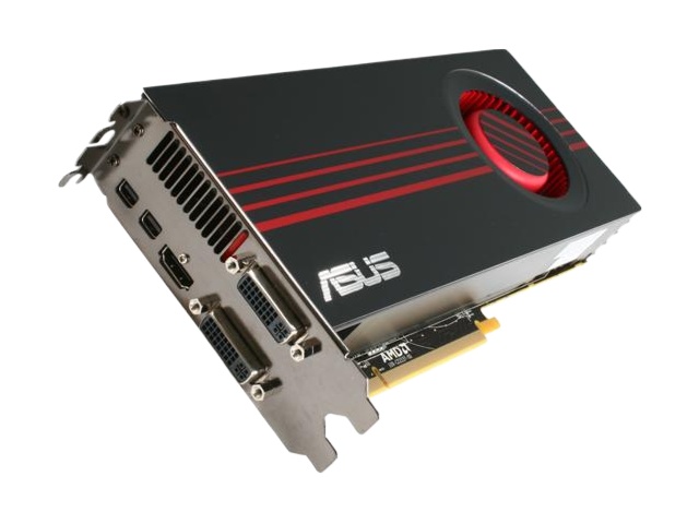 ASUS Radeon HD 5870 (Cypress XT) 1GB 256-bit GDDR5 PCI Express 2.0 x16 HDCP Ready CrossFire Supported Video Card w/ ATI Eyefinity EAH5870/G/2DIS/1GD5/A