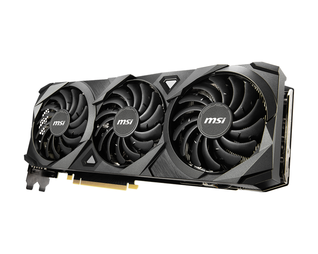 MSI Ventus GeForce RTX 3090 24GB GDDR6X PCI Express 4.0 SLI Support Video Card RTX 3090 VENTUS 3X Overclocked Triple-Fan 24GB