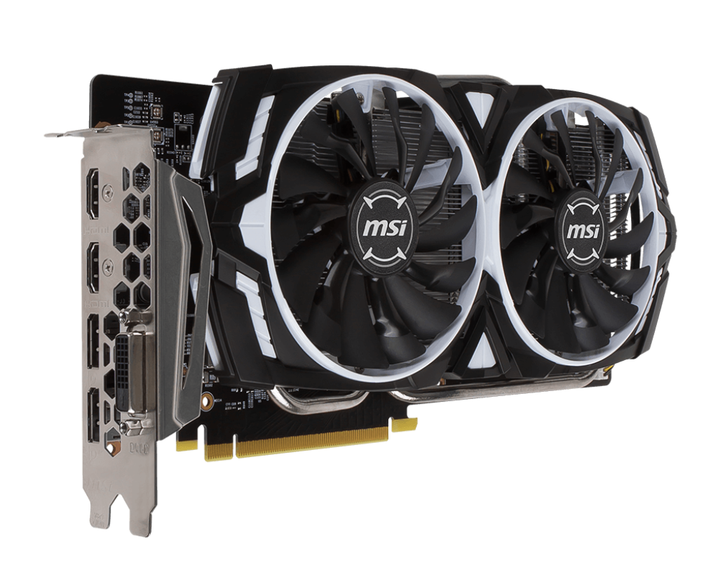 MSI GeForce GTX 1060 ARMOR 6GB OCV1 GDDR5 PCI Express 3.0 x16 ATX Video Card