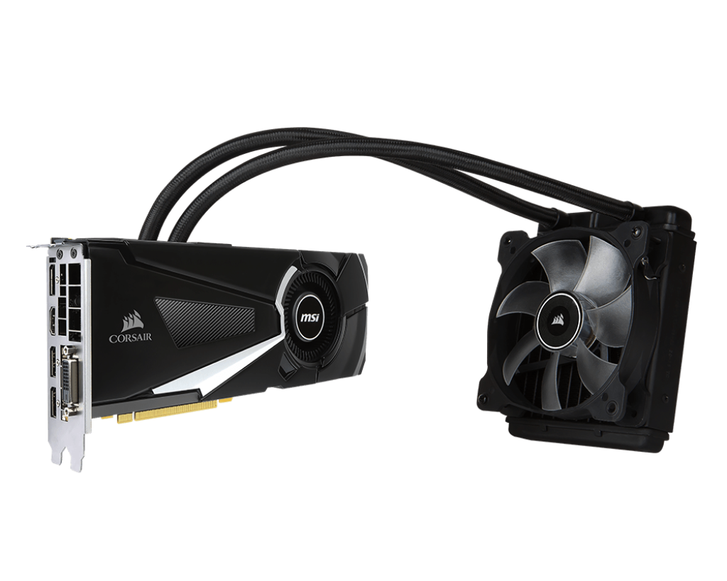MSI GeForce GTX 1070 SEA HAWK X 8GB GDDR5 PCI Express 3.0 x16 SLI Support ATX Video Graphics Card