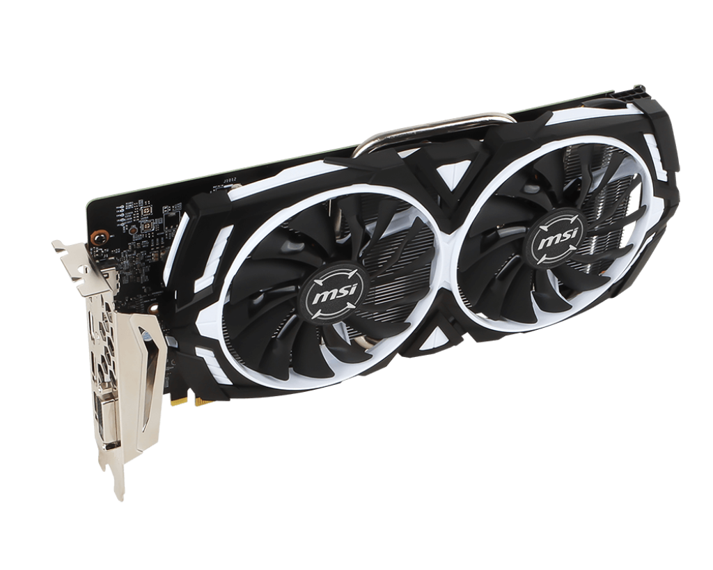 MSI GeForce GTX 1060 ARMOR 6GB OCV1 GDDR5 PCI Express 3.0 x16 ATX Video Card