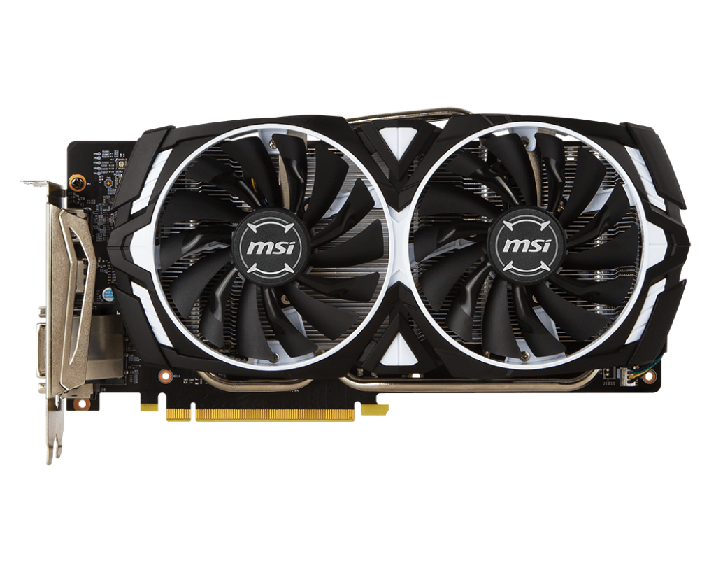 MSI GeForce GTX 1060 ARMOR 6GB OCV1 GDDR5 PCI Express 3.0 x16 ATX Video Card