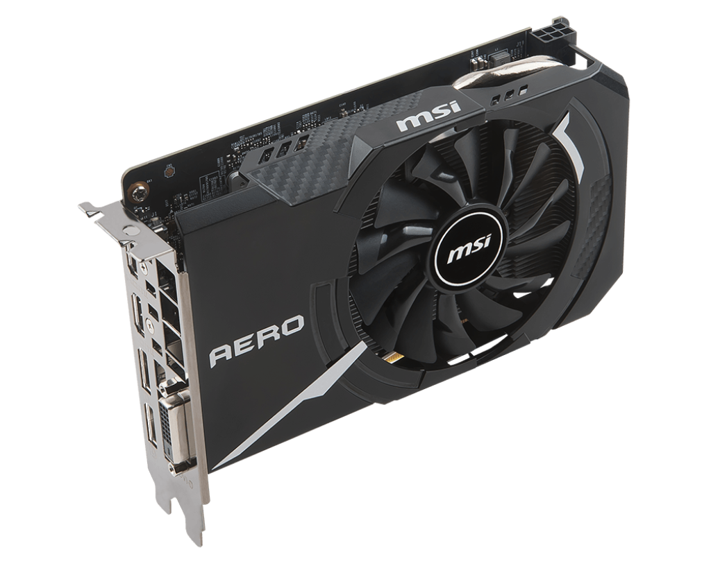 MSI GeForce GTX 1060 AERO ITX 6G OC GDDR5 PCI Express 3.0 x16 6GB Video Card