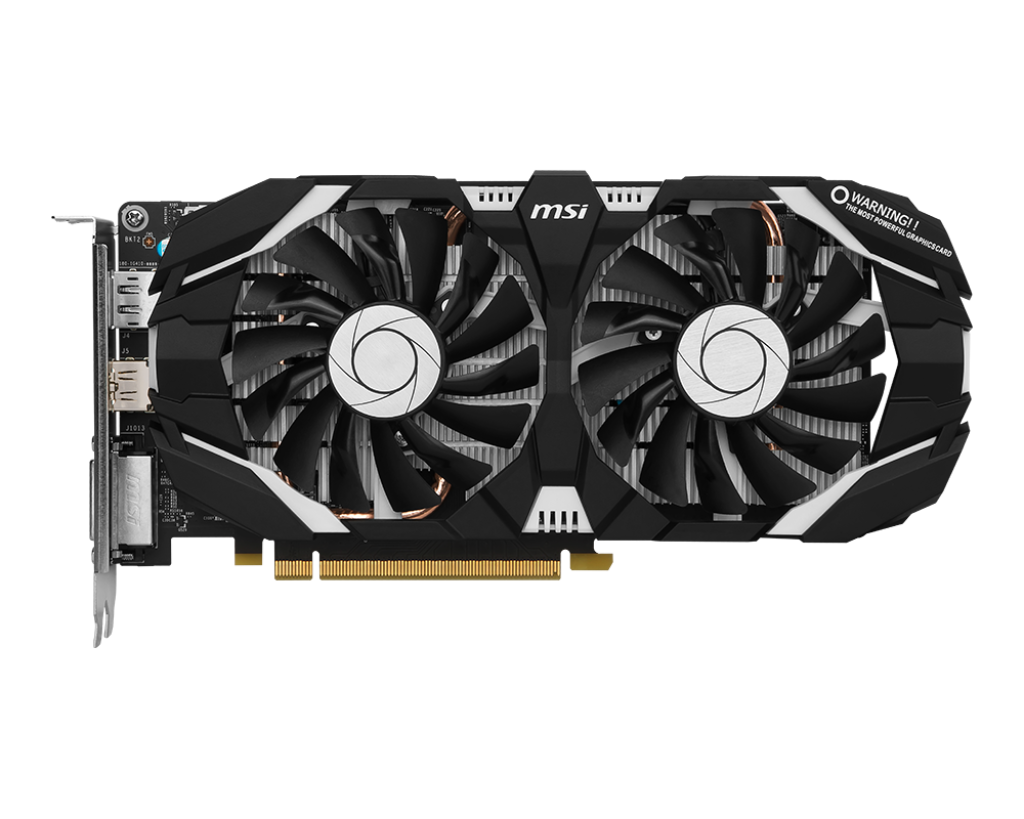 MSI GeForce GTX 1060 6GT V1 6GB GDDR5 PCI Express 3.0 x16 ATX Video Card