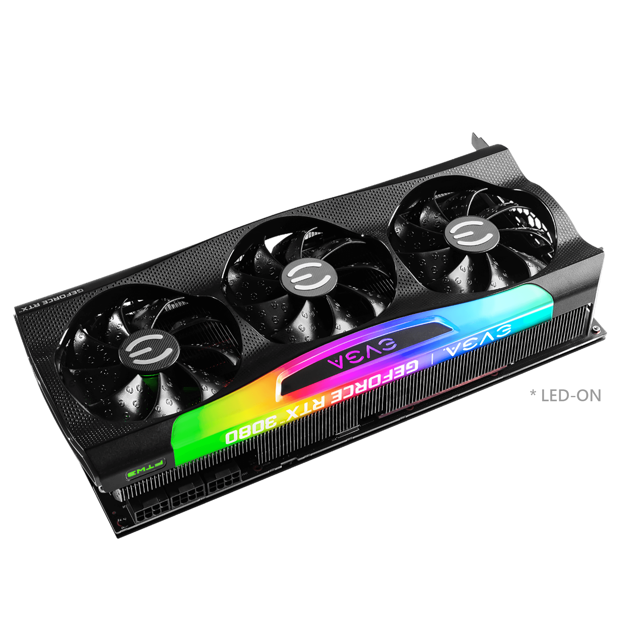 EVGA GeForce RTX 3080 FTW3 ULTRA GAMING 10GB GDDR6X iCX3 Technology ARGB LED Metal Backplate LHR Video Graphics Card 10G-P5-3897-KL