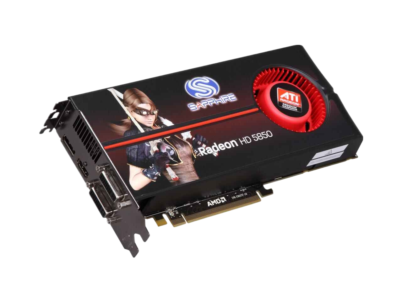 Sapphire Radeon HD 5850 725 MHz Core 1 GB GDDR5 PCI Express 2.0 x16 Graphics Card