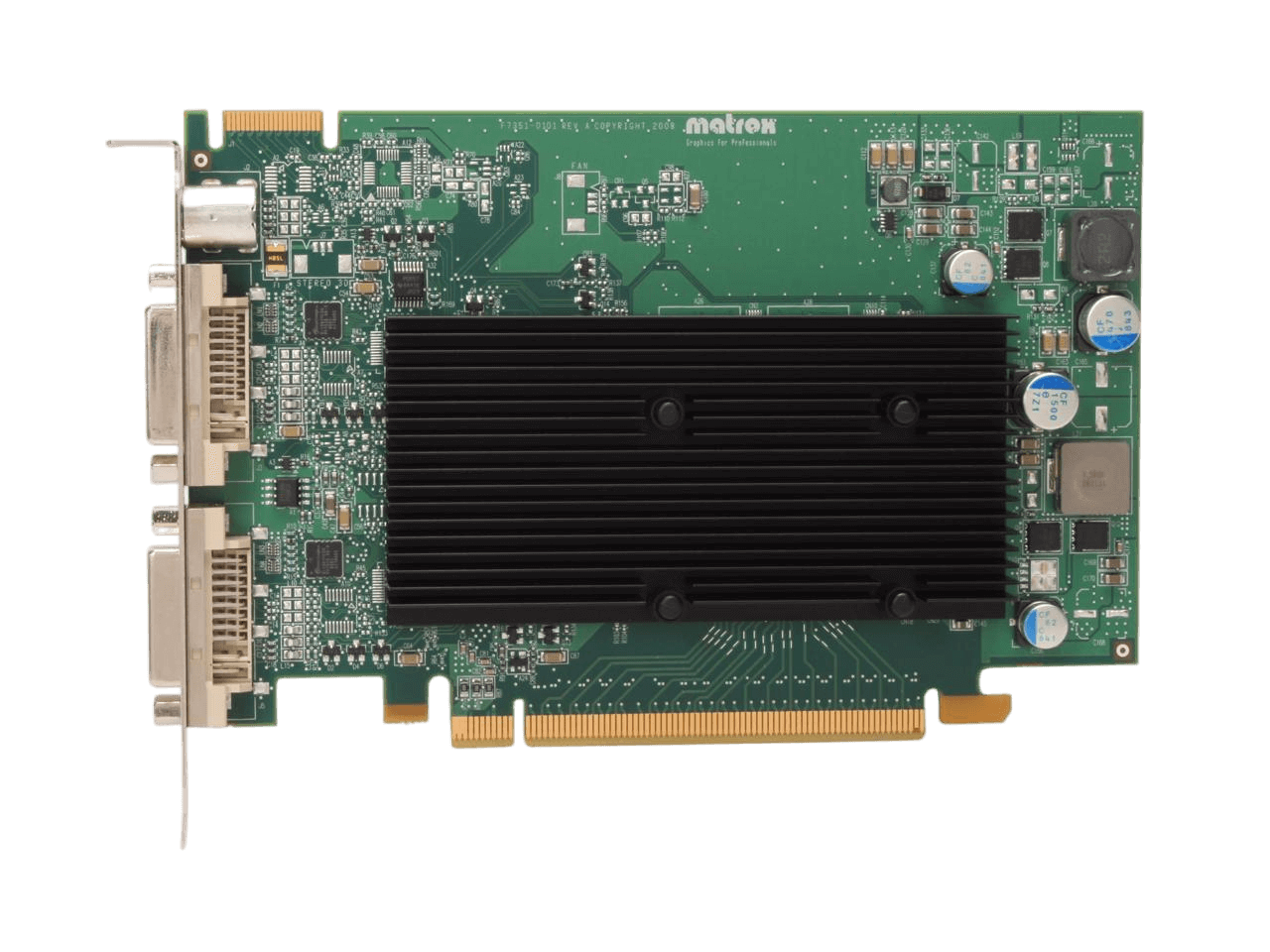 Matrox M9120 512MB GDDR2 PCI Express x16 ATX Workstation Video Card M9120-E512F