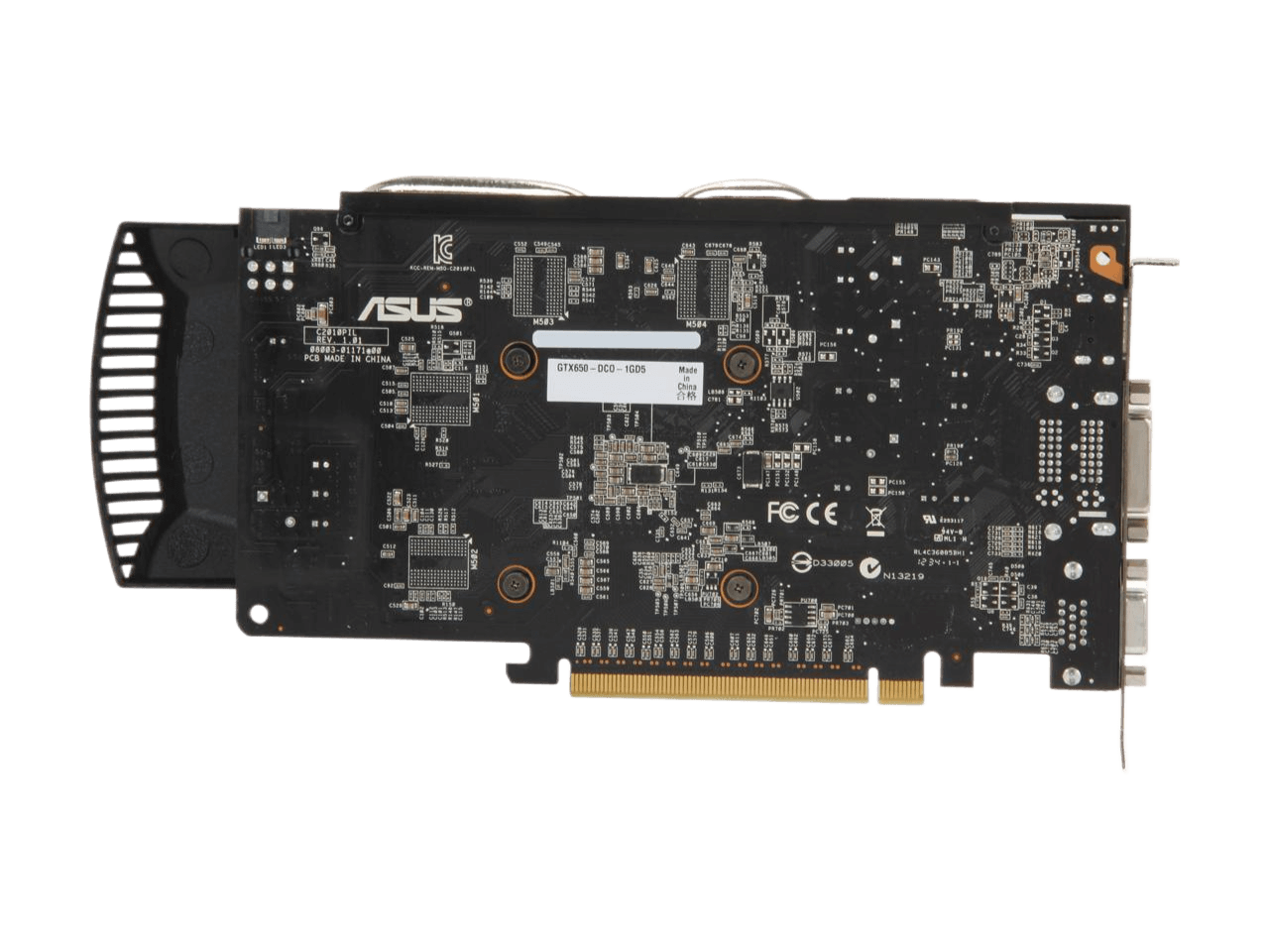 ASUS NVIDIA GeForce GTX 650 1GB GDDR5 PCI Express 3.0 Video Card GTX650-DCO-1GD5