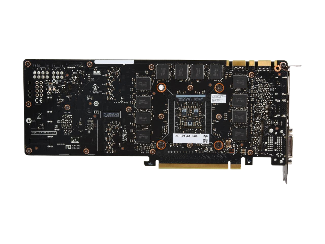ASUS GeForce GTX TITAN BLACK 6GB 384-Bit GDDR5 G-SYNC Support PCI Express 3.0 HDCP Ready SLI Support Video Graphics Card GTXTITANBLACK-6GD5