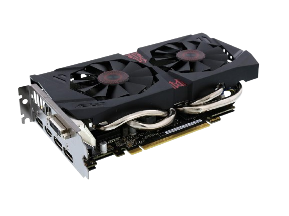 ASUS GeForce GTX 960 4GB GDDR5 PCI Express 3.0 SLI Support STRIX-GTX960-DC2OC-4GD5 Video Card