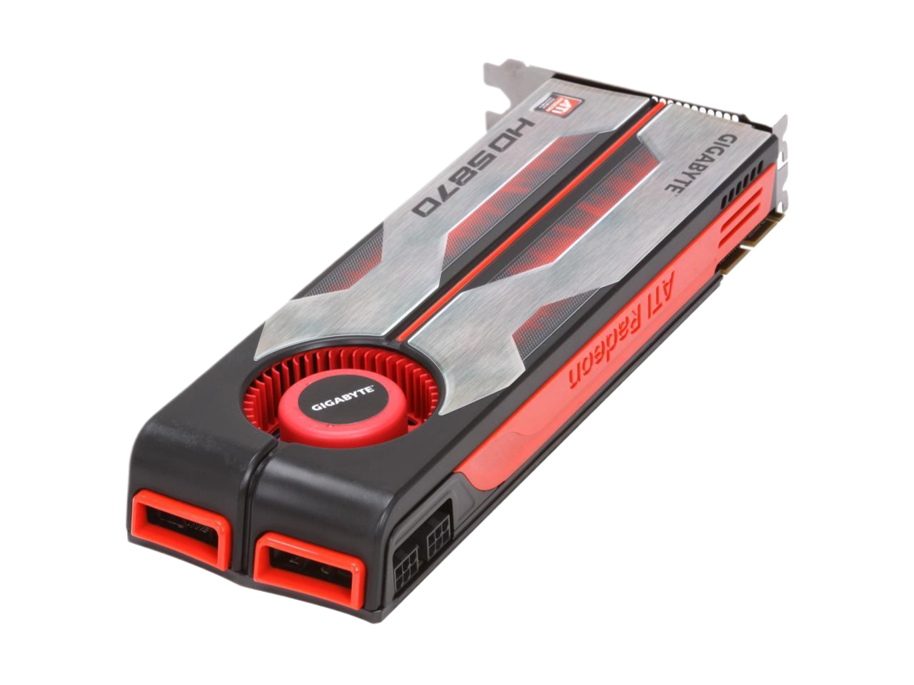 GIGABYTE Radeon HD 5870 (Cypress XT) 1GB 256-bit GDDR5 PCI Express 2.0 x16 HDCP Ready CrossFire Supported Video Card w/ATI Eyefinity GV-R587D5-1GD-B