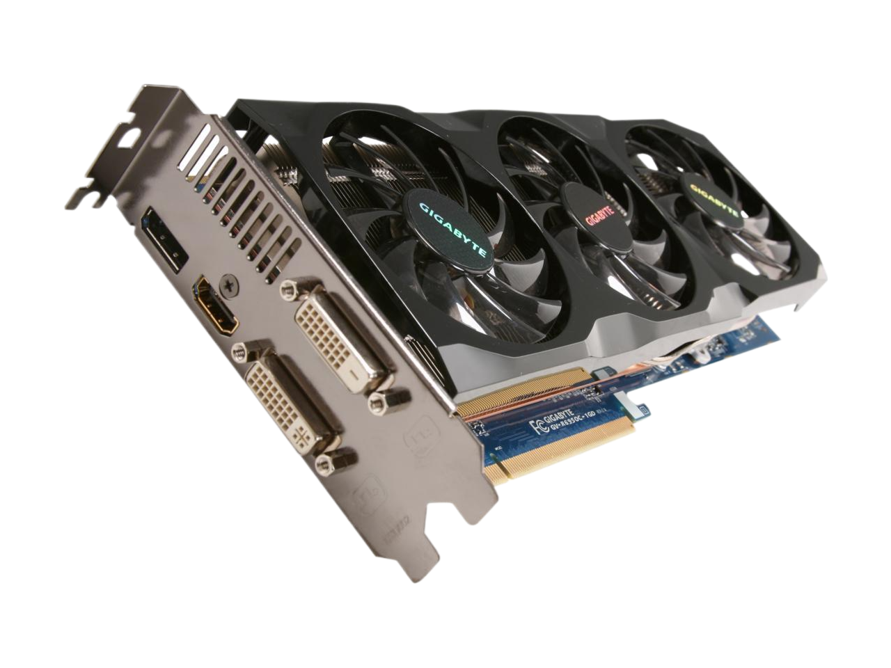 GIGABYTE Radeon HD 6950 1GB GDDR5 PCI Express 2.1 x16 CrossFireX Support Video Card GV-R695OC-1GD