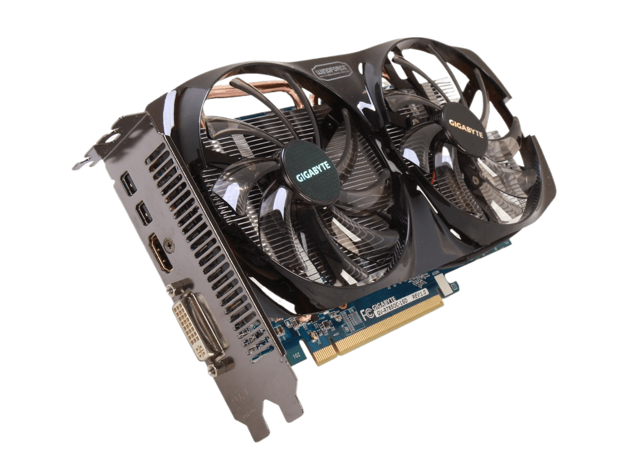GIGABYTE Radeon HD 7850 1GB GDDR5 PCI Express 3.0 x16 CrossFireX Support Video Card GV-R785OC-1GD