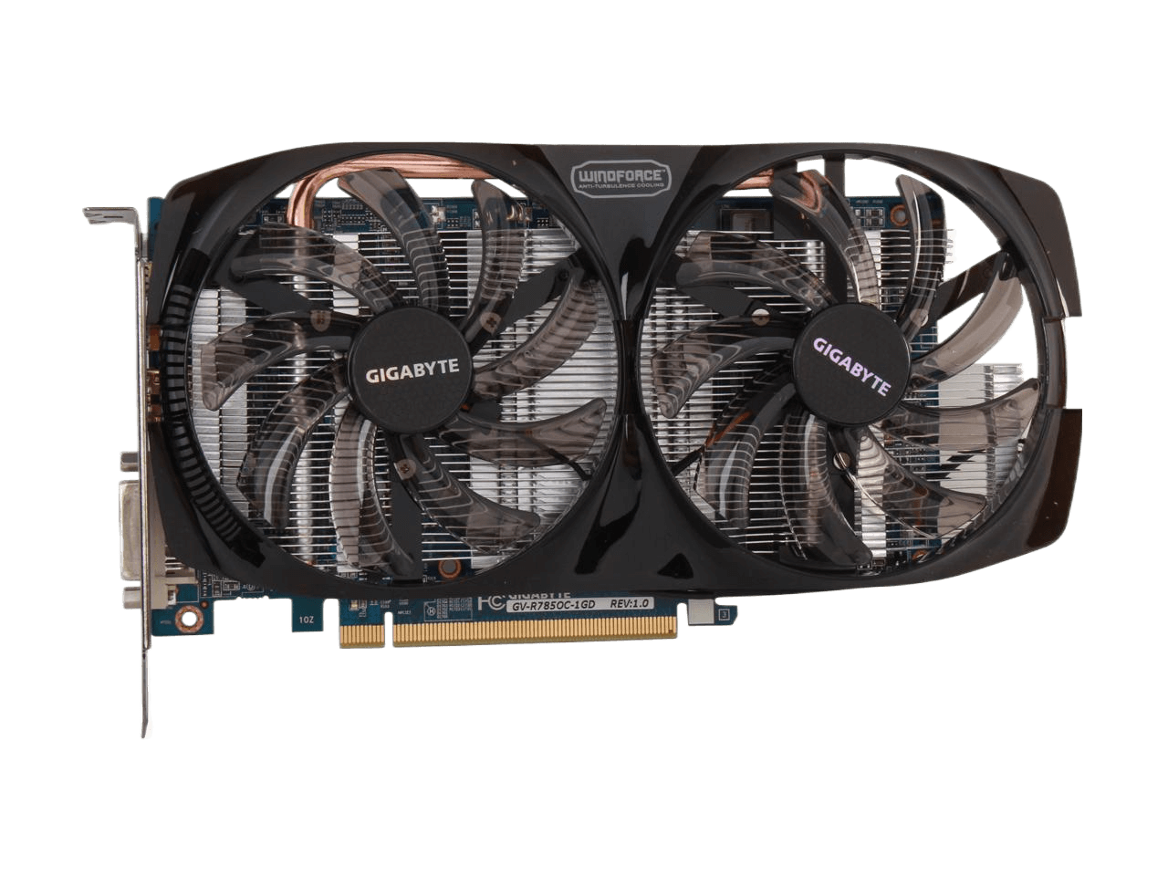 GIGABYTE Radeon HD 7850 1GB GDDR5 PCI Express 3.0 x16 CrossFireX Support Video Card GV-R785OC-1GD