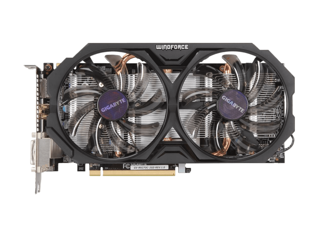 GIGABYTE Radeon R9 270 2GB 256-Bit GDDR5 PCI Express 3.0 HDCP Ready Video Card GV-R927OC-2GD