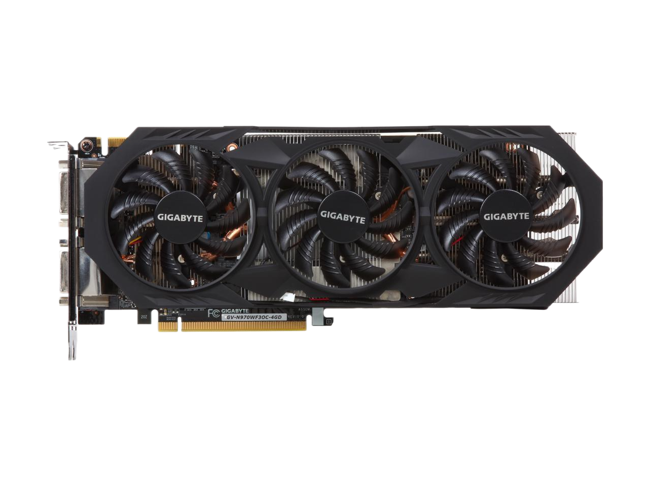 GIGABYTE GeForce GTX 970 WINDFORCE 3X OC EDITION 4GB 256-bit GDDR5 Video Card GV-N970WF3OC-4GD