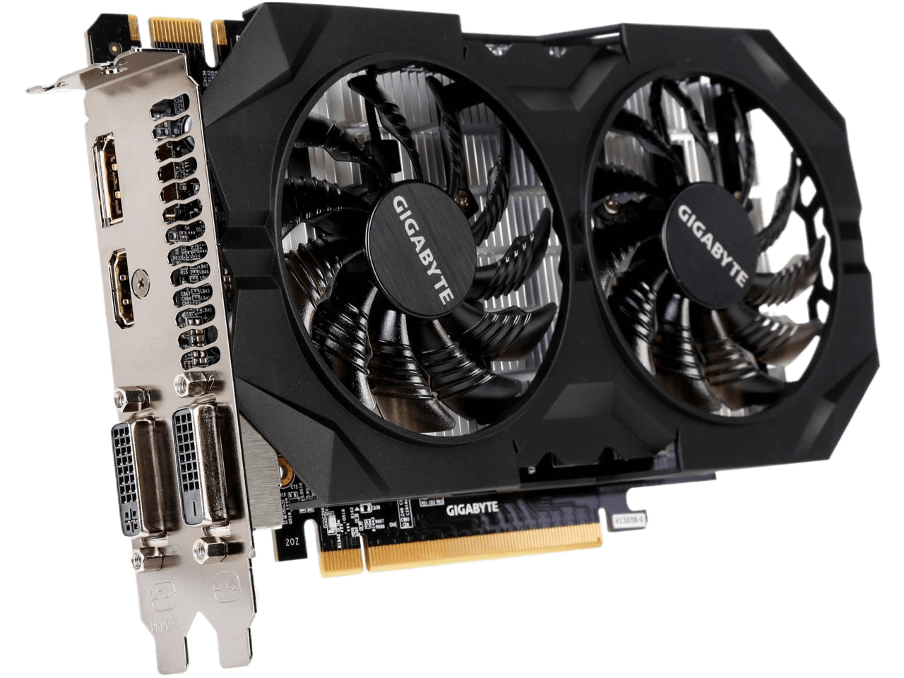 GIGABYTE GeForce GTX 950 WINDFORCE 2X OC EDITION 2GB 128-Bit GDDR5 Video Card GV-N950WF2OC-2GD