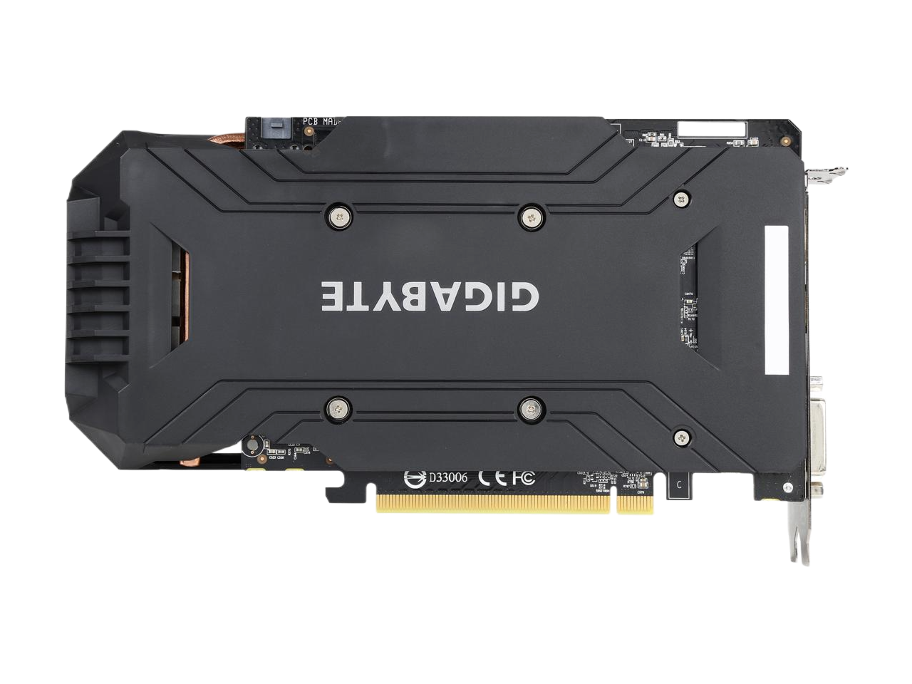 GIGABYTE GeForce GTX 1060 6GB GDDR5 PCI Express 3.0 x16 ATX Video Card GV-N1060WF2OC-6GD