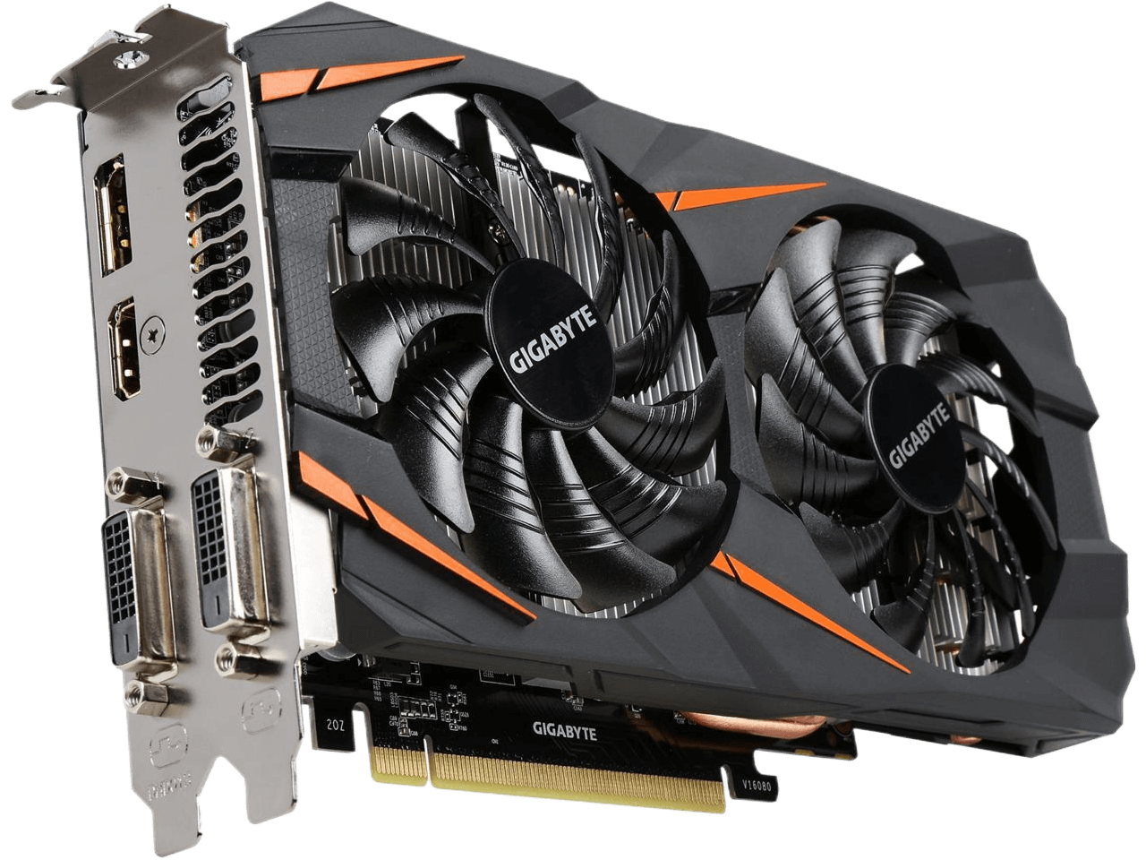 GIGABYTE GeForce GTX 1060 6GB GDDR5 PCI Express 3.0 x16 ATX Video Card GV-N1060WF2OC-6GD