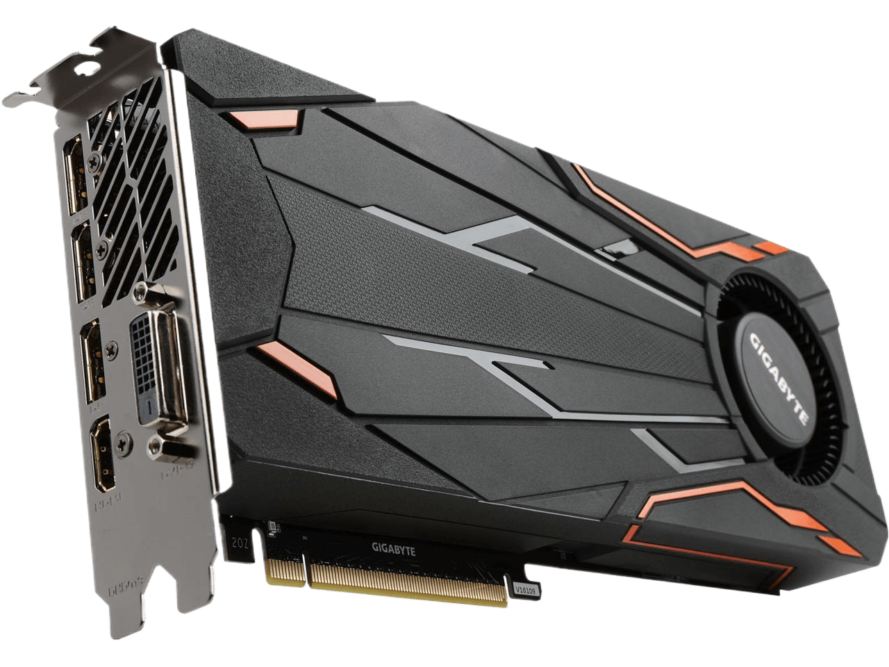 GIGABYTE GeForce GTX 1080 8GB GDDR5X PCI Express 3.0 x16 SLI Support ATX Turbo OC Video Card GV-N1080TTOC-8GD
