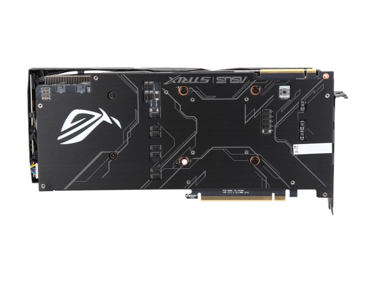 ASUS ROG GeForce RTX 2080 Ti 11GB GDDR6 PCI Express 3.0 CrossFireX Support SLI Support Video Card ROG-STRIX-RTX2080TI-O11G-GAMING