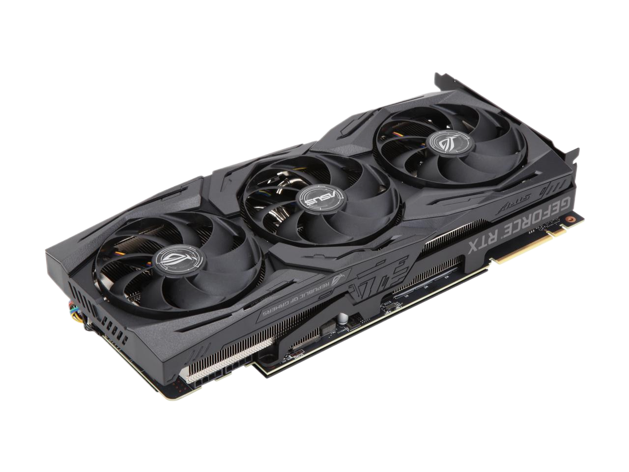 ASUS ROG GeForce RTX 2080 Ti 11GB GDDR6 PCI Express 3.0 CrossFireX Support SLI Support Video Card ROG-STRIX-RTX2080TI-O11G-GAMING