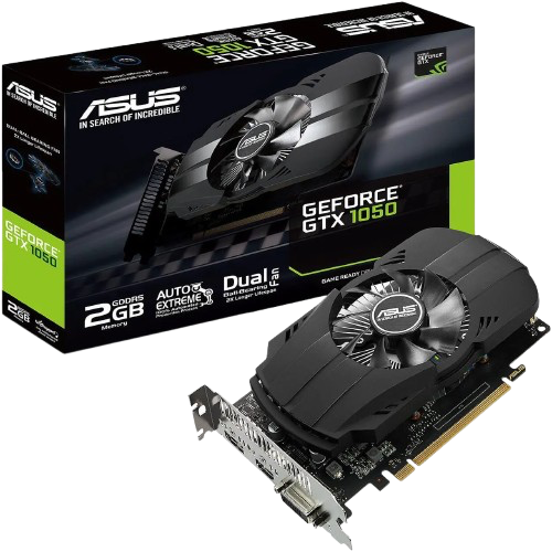 ASUS Phoenix GeForce GTX 1050 2GB GDDR5 PCI Express 3.0 Graphics Card