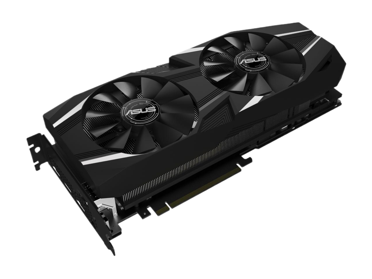 ASUS GeForce RTX 2080 Overclocked 8G GDDR6 Dual-Fan Edition VR Ready HDMI DP 1.4 USB Type-C Graphics Card DUAL-RTX2080-O8G