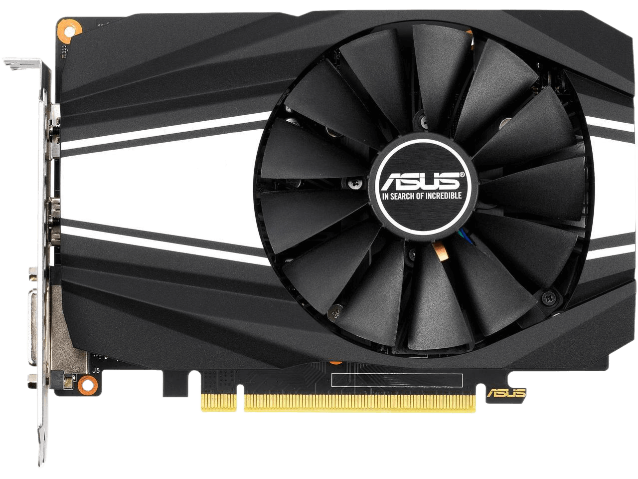 ASUS GeForce GTX 1660 Overclocked 6GB Phoenix Fan Edition HDMI DP DVI Graphics Card PH-GTX1660-O6G