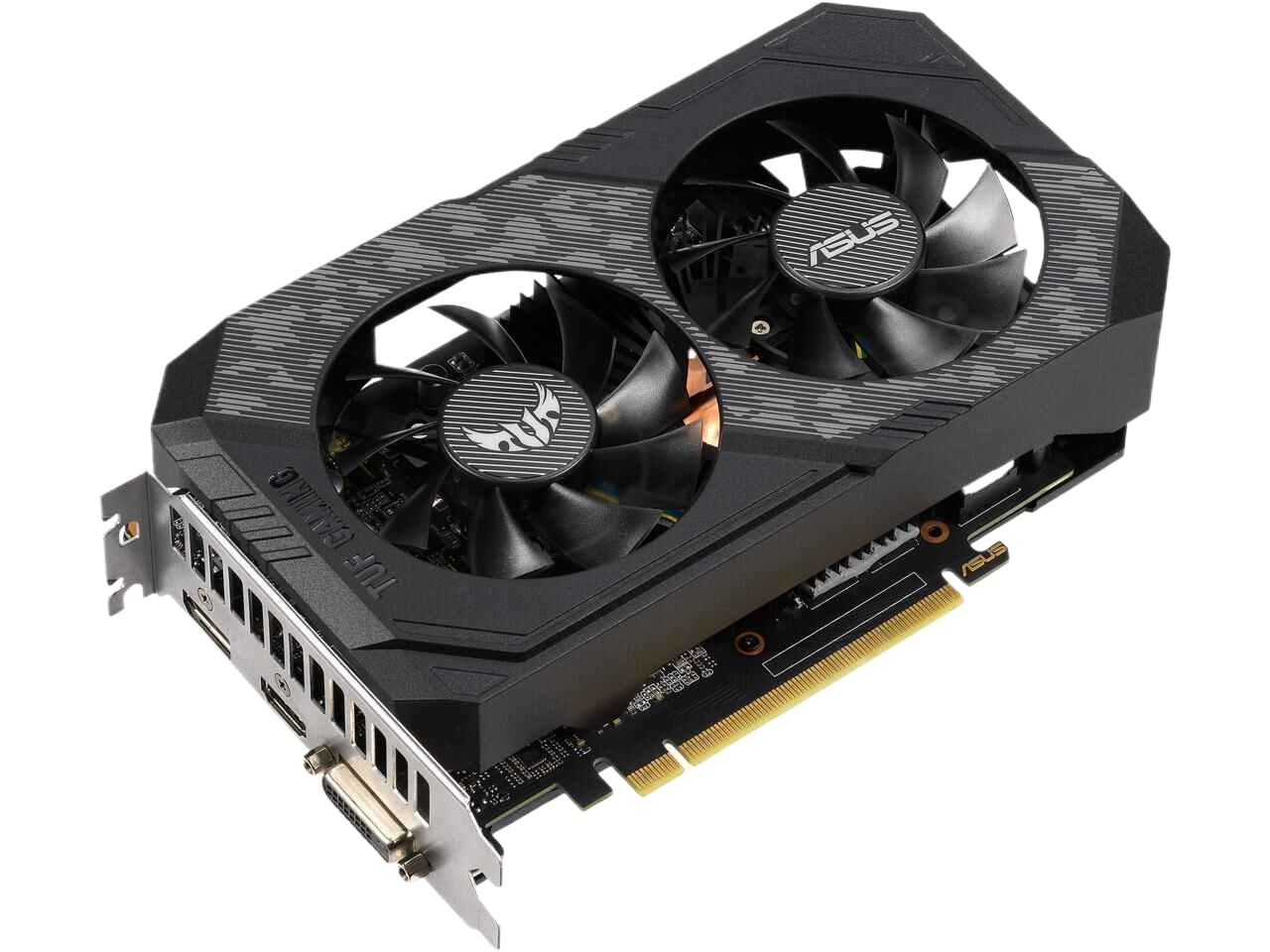 ASUS TUF Gaming GeForce GTX 1660 Overclocked 6GB Dual-fan Edition HDMI DP DVI Gaming Graphics Card TUF-GTX1660-O6G-GAMING
