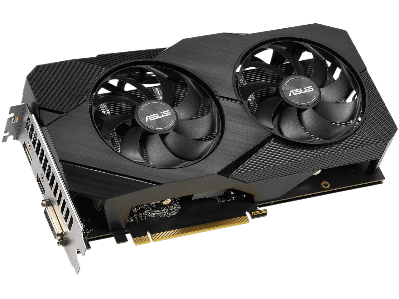 ASUS GeForce GTX 1660 Super Overclocked 6GB Dual-fan EVO Edition VR Ready HDMI DisplayPort DVI Graphics Card DUAL-GTX1660S-O6G-EVO