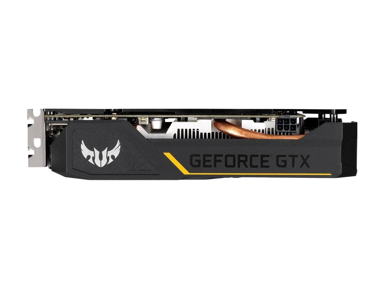 ASUS GeForce GTX 1650 TUF Gaming OC Edition 4GB GDDR6 PCI Express 3.0 Video Card TUF-GTX1650-O4GD6-P-GAMING
