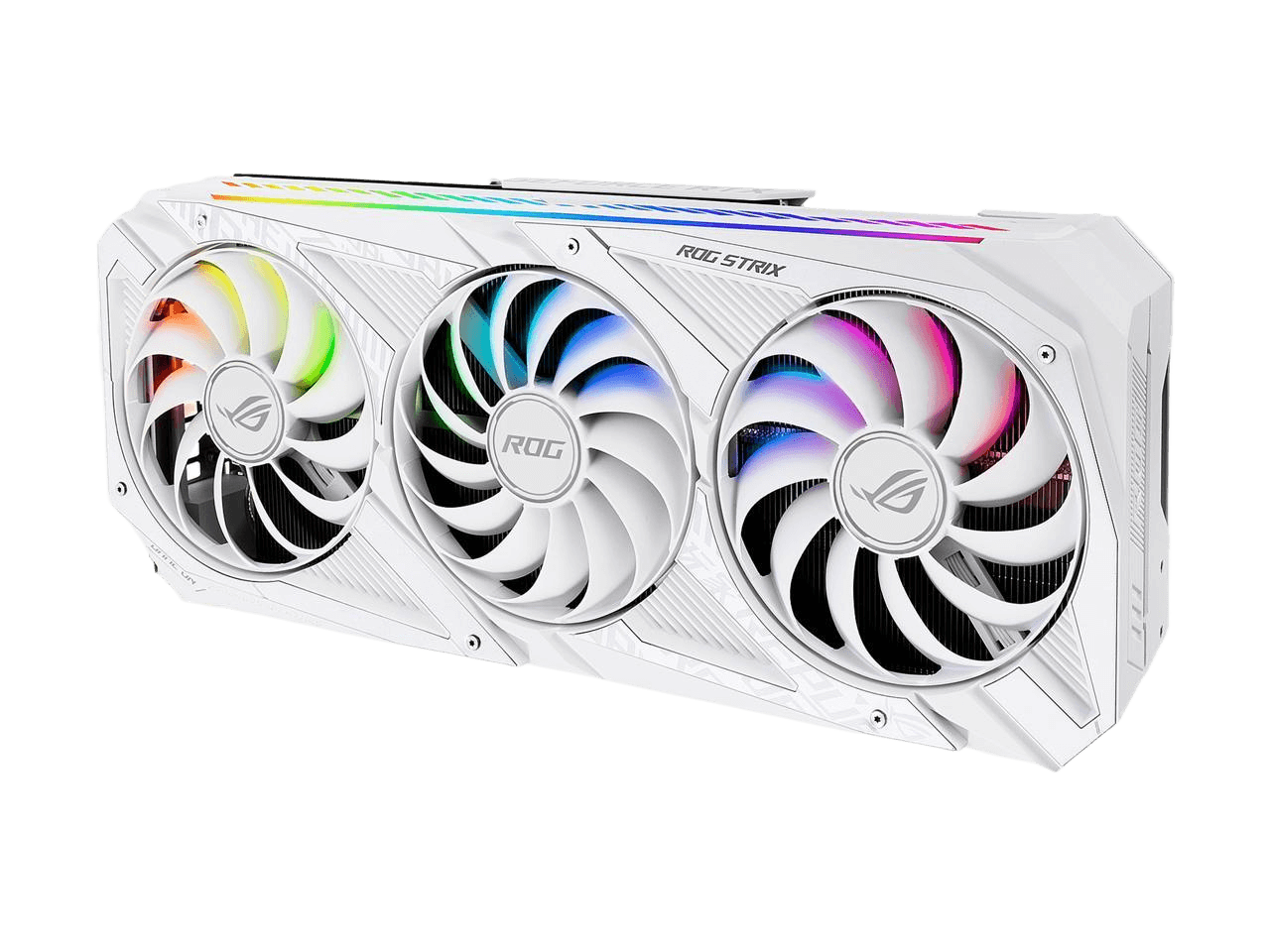 ASUS ROG Strix GeForce RTX 3070 8GB GDDR6 PCI Express 4.0 Video Card ROG-STRIX-RTX3070-O8G-WHITE