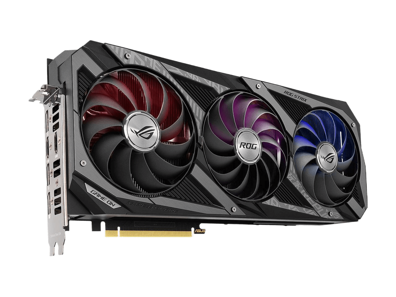 ASUS ROG Strix NVIDIA GeForce RTX 3060 Ti V2 OC Edition Gaming 8GB GDDR6 PCIe 4.0 LHR HDMI 2.1 DisplayPort Graphics Card ROG-STRIX-RTX3060TI-O8G-V2-GAMING