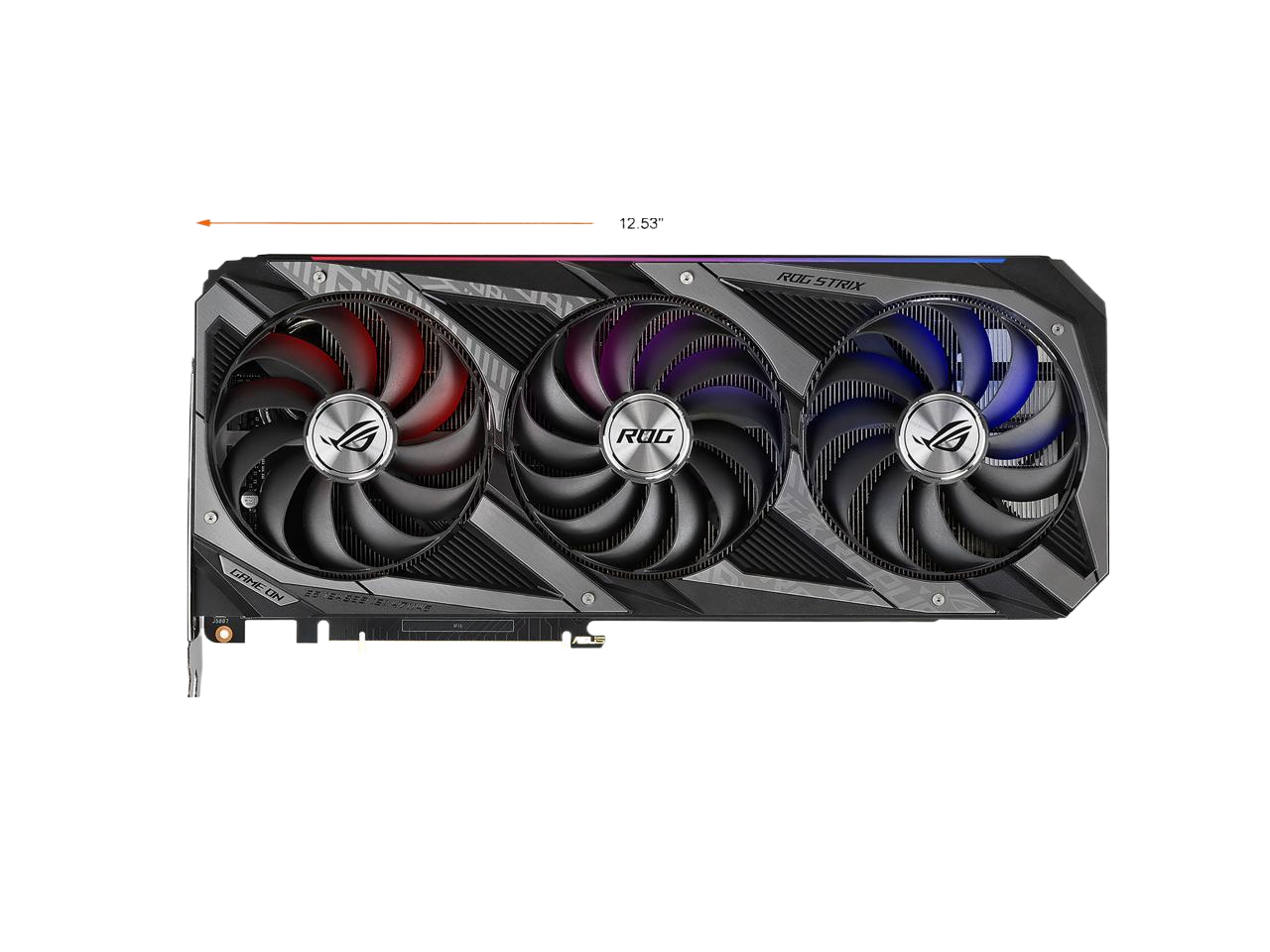 ASUS ROG Strix NVIDIA GeForce RTX 3060 Ti V2 OC Edition Gaming 8GB GDDR6 PCIe 4.0 LHR HDMI 2.1 DisplayPort Graphics Card ROG-STRIX-RTX3060TI-O8G-V2-GAMING