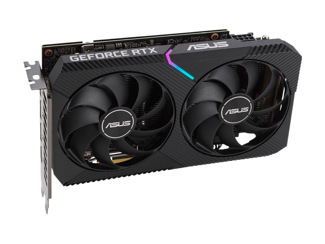 ASUS Dual GeForce RTX 3060 Ti V2 MINI OC Edition 8GB GDDR6 PCI Express 4.0 LHR Video Card DUAL-RTX3060TI-O8G-MINI-V2