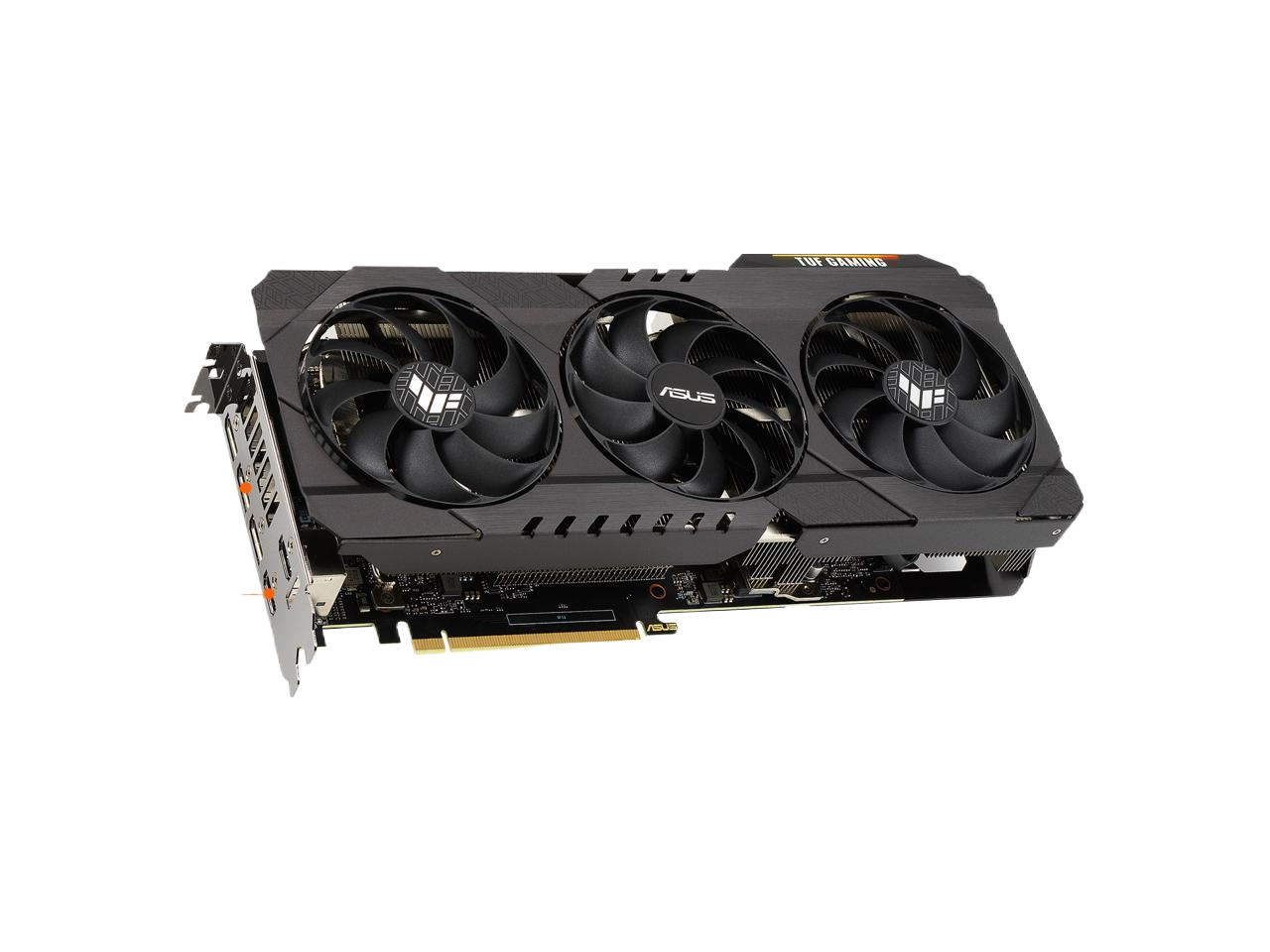 ASUS TUF Gaming NVIDIA GeForce RTX 3080 OC Edition Graphics Card PCIe 4.0 12GB GDDR6X LHR HDMI 2.1 DisplayPort 1.4a Dual Ball Fan Bearings Military-grade Certification GPU Tweak TUF-RTX3080-O12G-GAMING