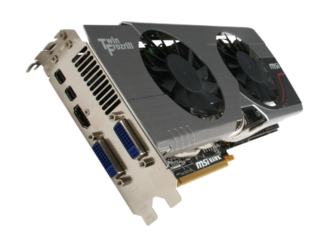 MSI Radeon HD 6870 1GB GDDR5 PCI Express 2.1 x16 CrossFireX Support Eyefinity R6870 Hawk Video Card