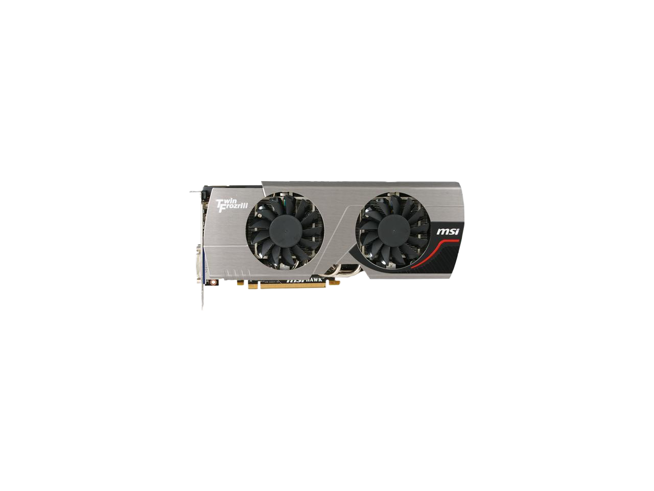MSI Radeon HD 6870 1GB GDDR5 PCI Express 2.1 x16 CrossFireX Support Eyefinity R6870 Hawk Video Card