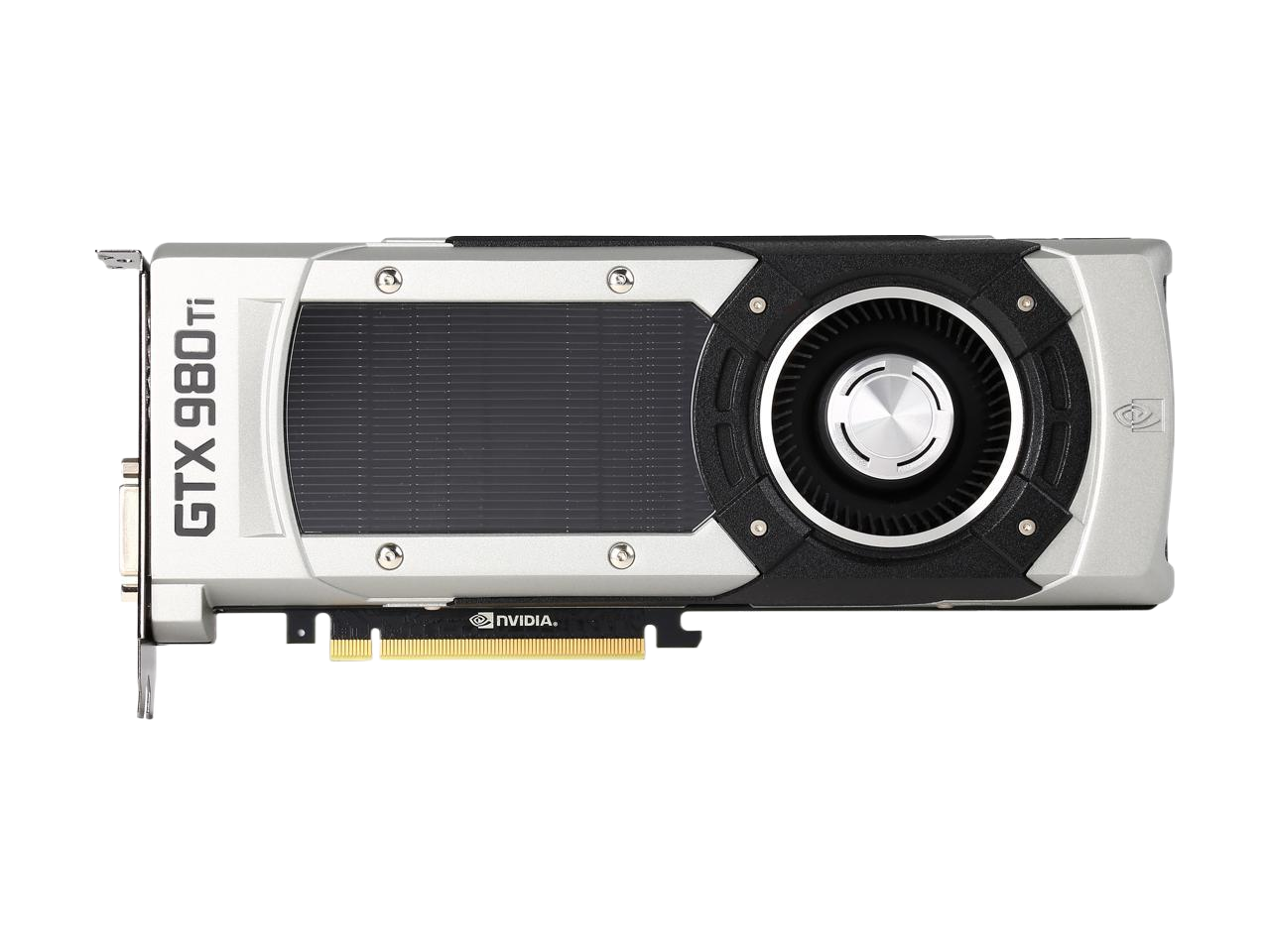 MSI GeForce GTX 980 Ti Founders Edition 6GB GDDR5 PCI Express 3.0 SLI Support ATX 6GD5 Video Card