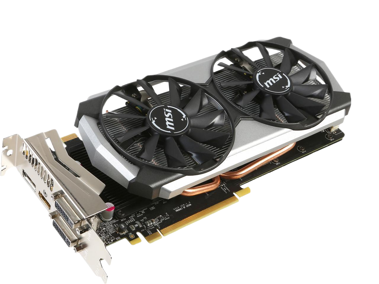 MSI GeForce GTX 970 Titanium OC 4GB GDDR5 PCI Express 3.0 x16 SLI Support ATX G-SYNC Support Video Card