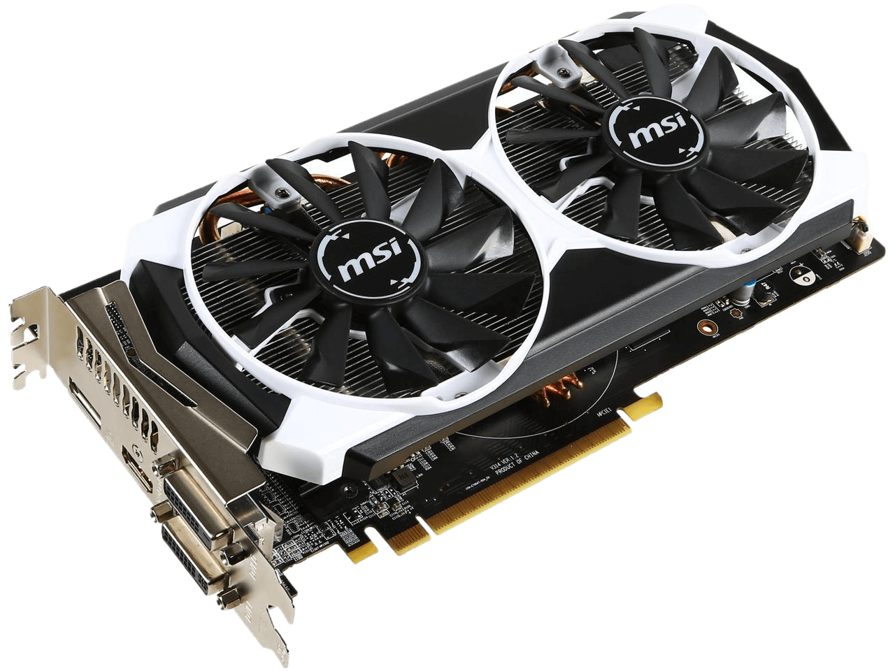 MSI Radeon R9 380 4GB GDDR5 256-Bit DirectX 12 Video Graphics Card R9 380 4GD5T OC