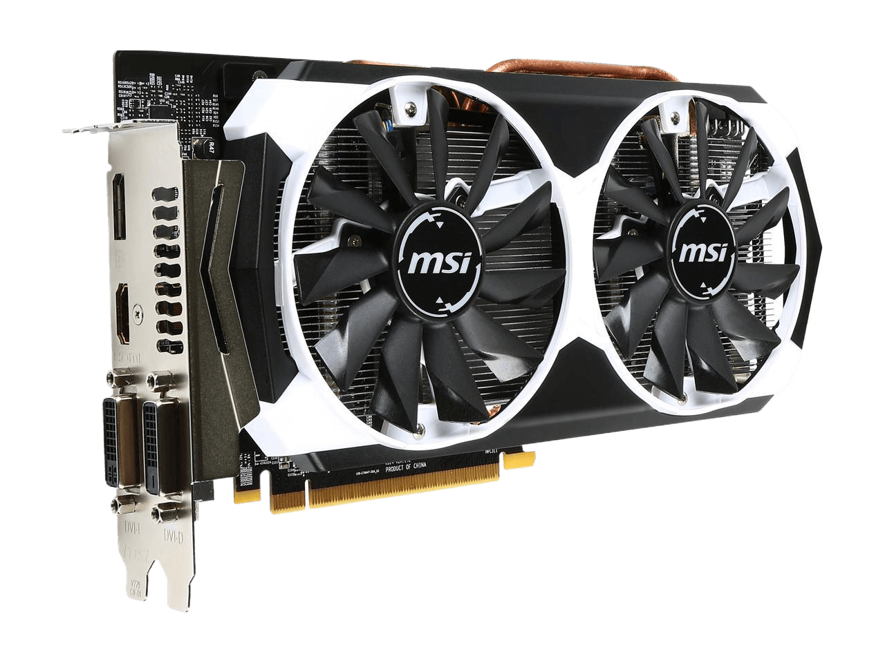 MSI Radeon R9 380 4GB GDDR5 256-Bit DirectX 12 Video Graphics Card R9 380 4GD5T OC