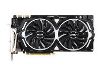 MSI GeForce GTX 1080 ARMOR OC 8GB GDDR5X PCI Express 3.0 x16 SLI Support ATX Video Card