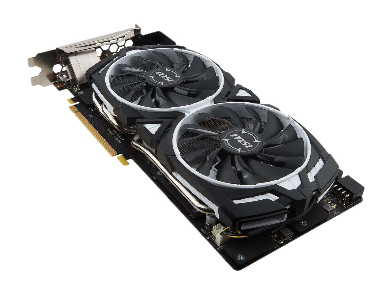 MSI GeForce GTX 1080 ARMOR OC 8GB GDDR5X PCI Express 3.0 x16 SLI Support ATX Video Card