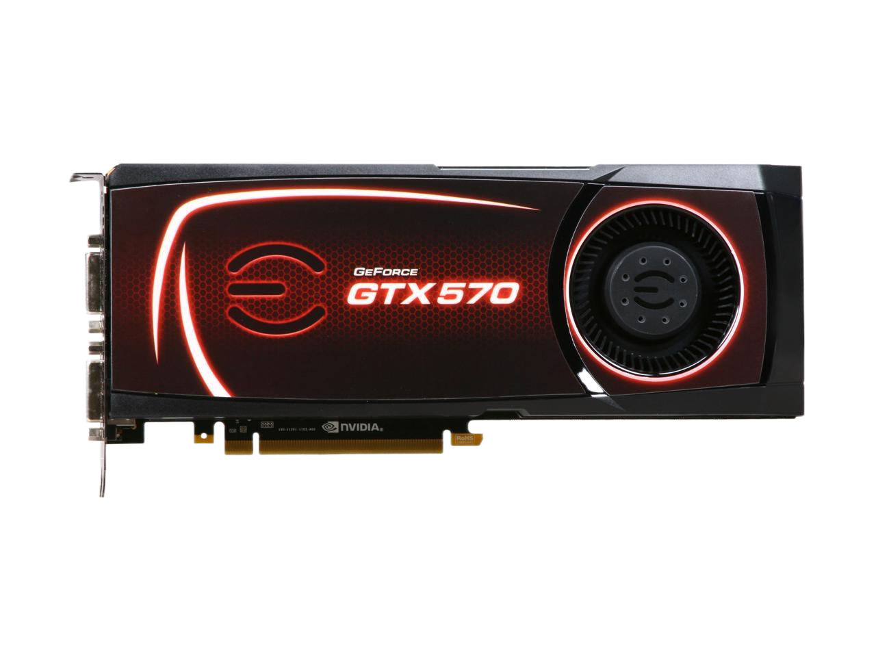 EVGA SuperClocked GeForce GTX 570 (Fermi) 1280MB 320-bit GDDR5 PCI Express 2.0 x16 HDCP Ready SLI Support Video Card 012-P3-1572-AR