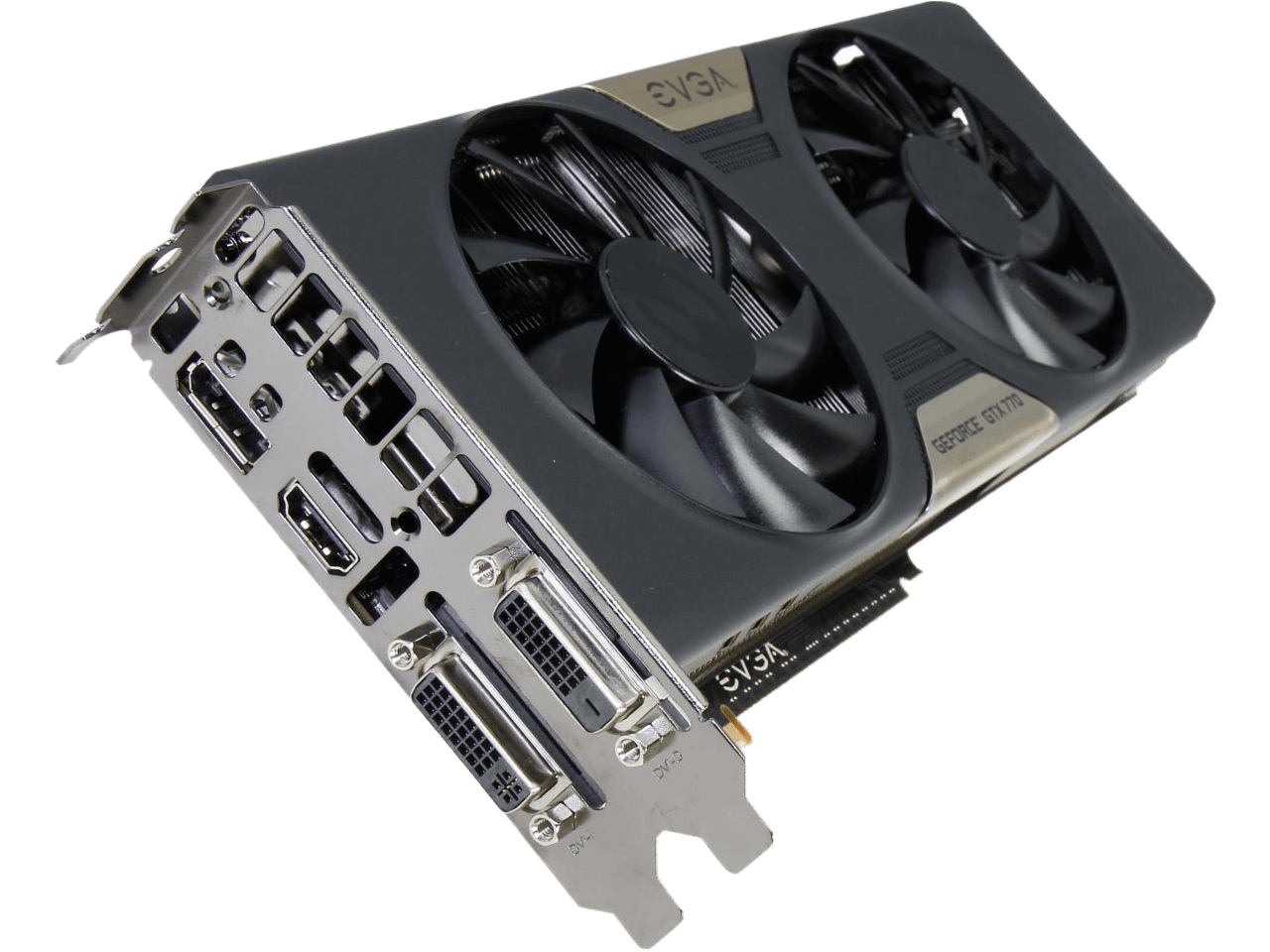 EVGA GeForce GTX 770 4GB 256-Bit GDDR5 PCI Express 3.0 SLI Support FTW 4GB Dual w/ EVGA ACX Cooler Video Card 04G-P4-3776-RX
