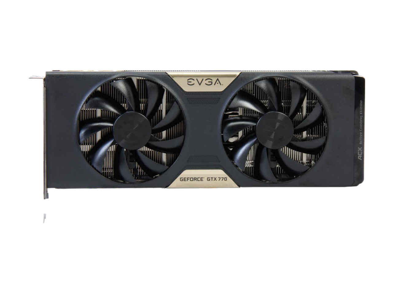 EVGA GeForce GTX 770 4GB 256-Bit GDDR5 PCI Express 3.0 SLI Support FTW 4GB Dual w/ EVGA ACX Cooler Video Card 04G-P4-3776-RX