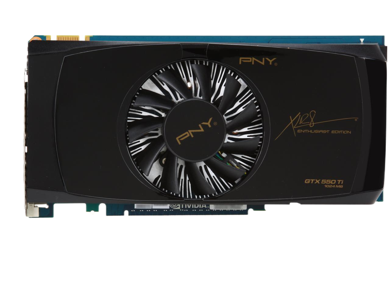 PNY GeForce GTX 550 Ti Fermi 1GB GDDR5 PCI Express 2.0 x16 SLI Support Video Card VCGGTX550TXPB
